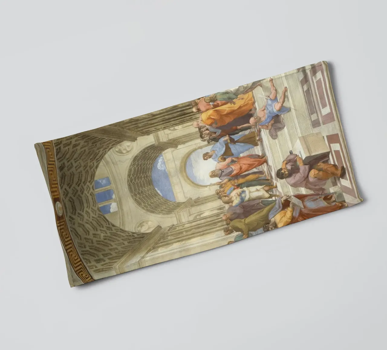 Raffaello - La scuola di Atene, 1511 asciugamano da bagno da Timeless Artworks