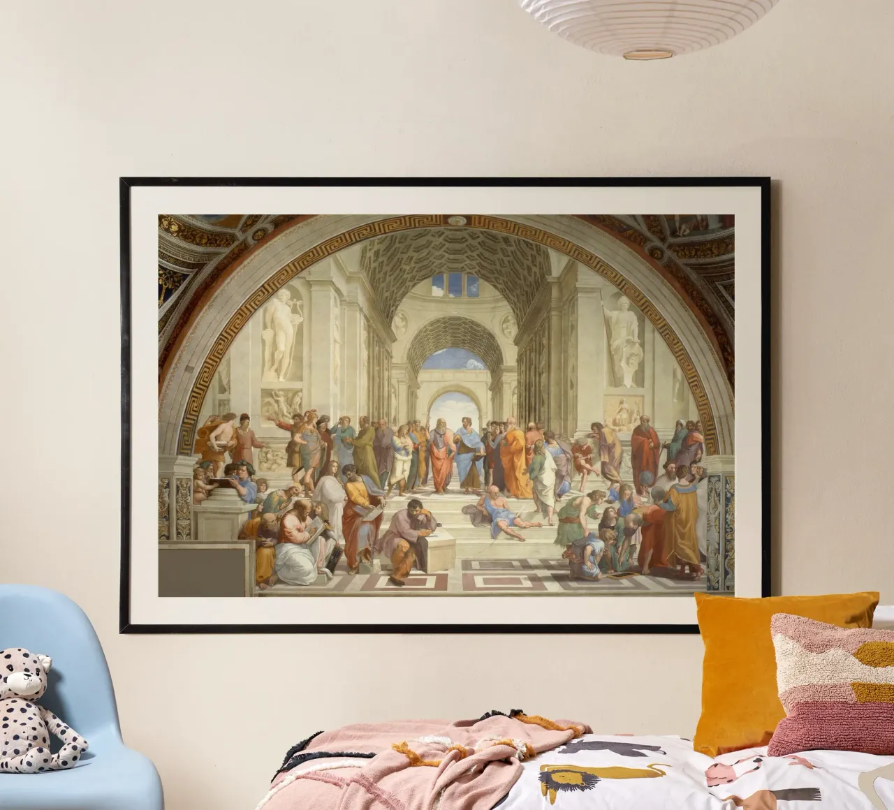 Raffaello - La scuola di Atene, 1511 carta hahnemühle da Timeless Artworks