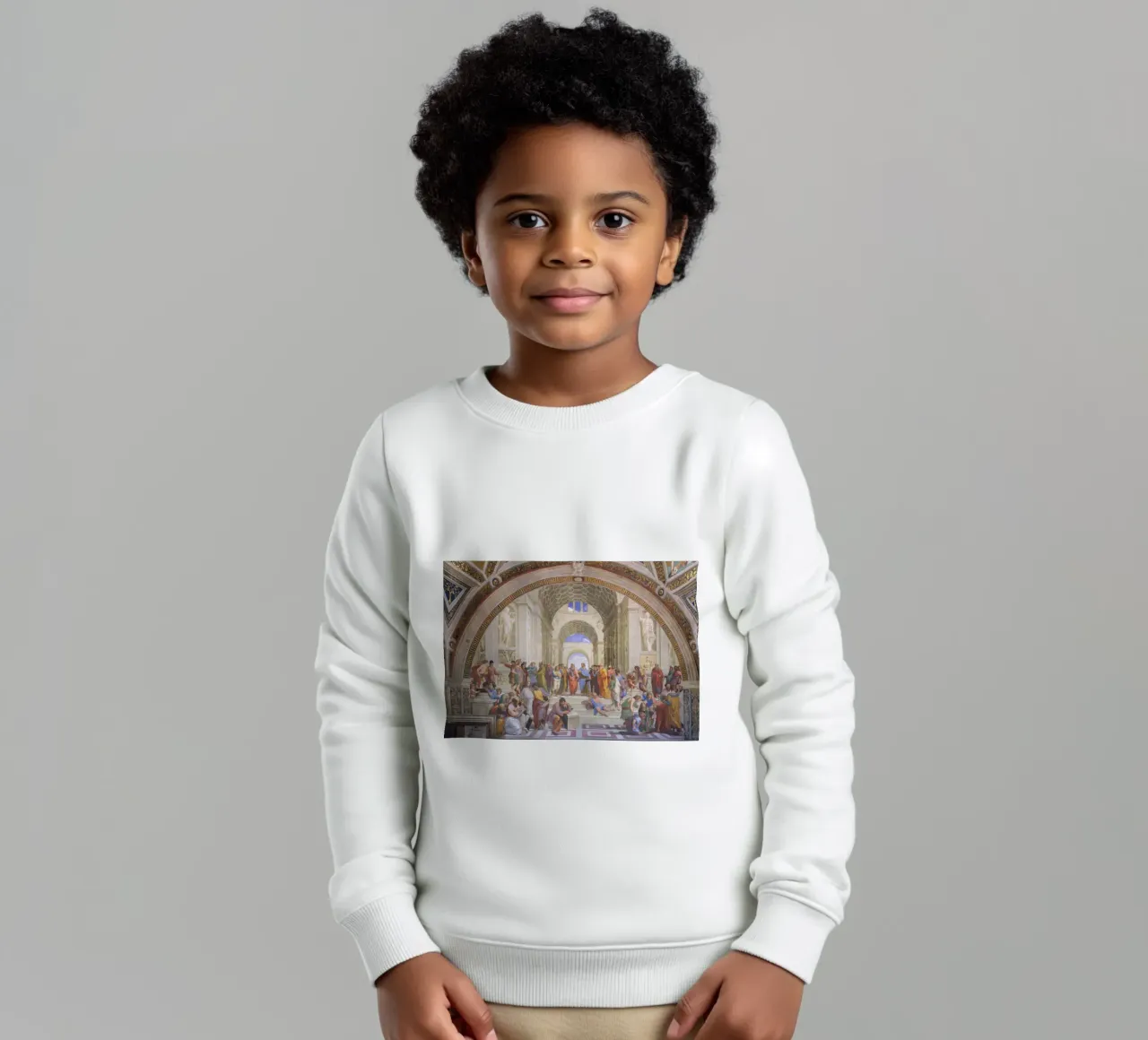 Raffaello - La scuola di Atene felpa bambino da Timeless Artworks