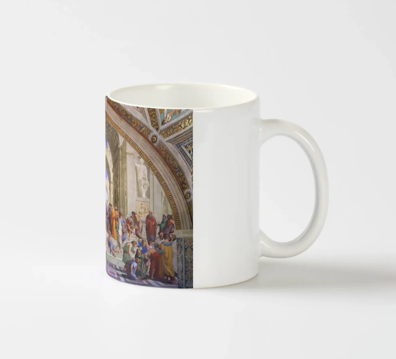 Raffaello - La scuola di Atene tazza in ceramica da Timeless Artworks