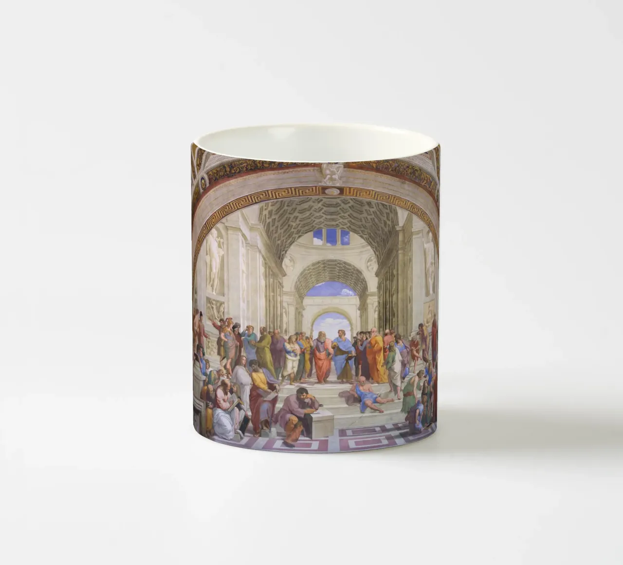 Raffaello - La scuola di Atene tazza in ceramica da Timeless Artworks