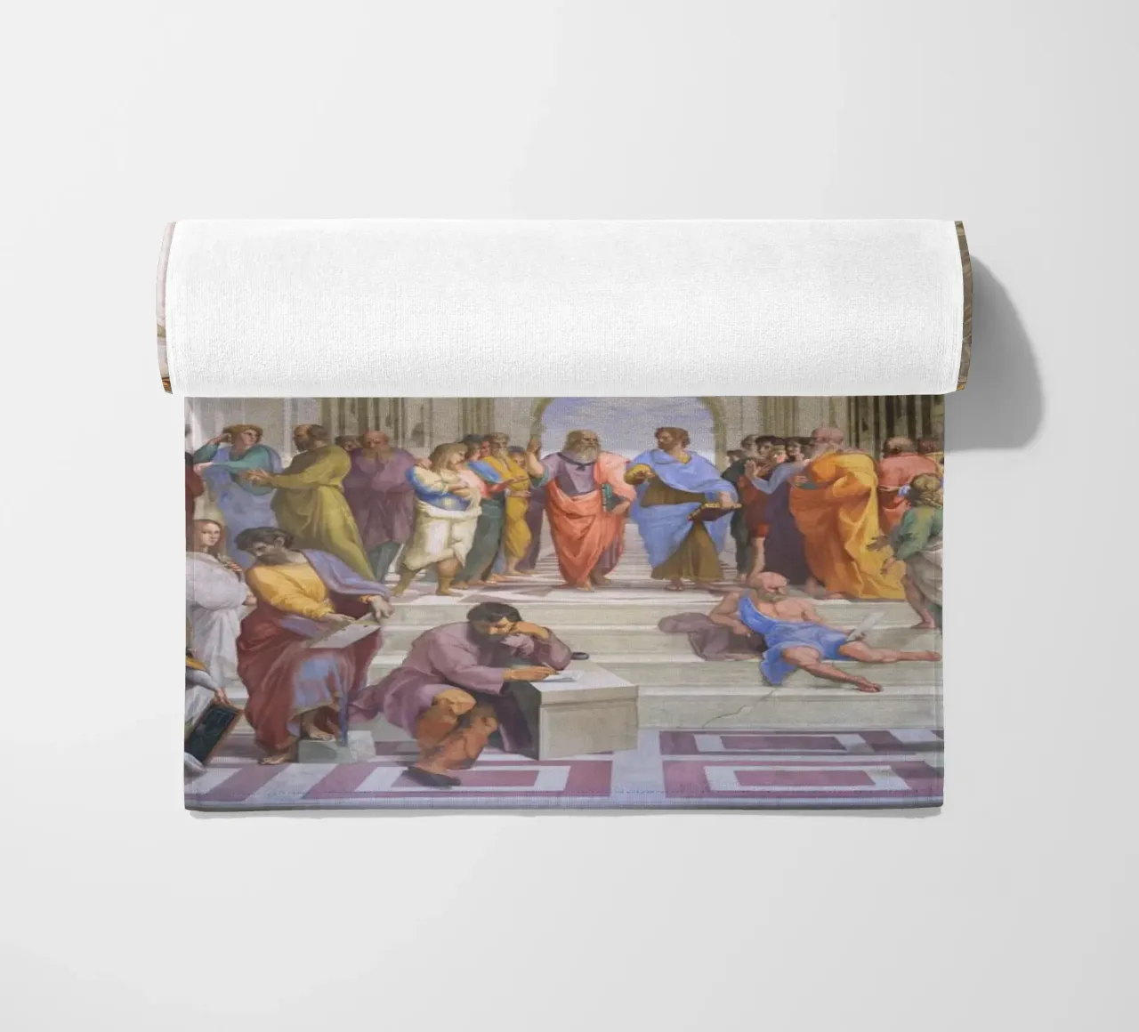 Raffaello - La scuola di Atene telo mare da Timeless Artworks