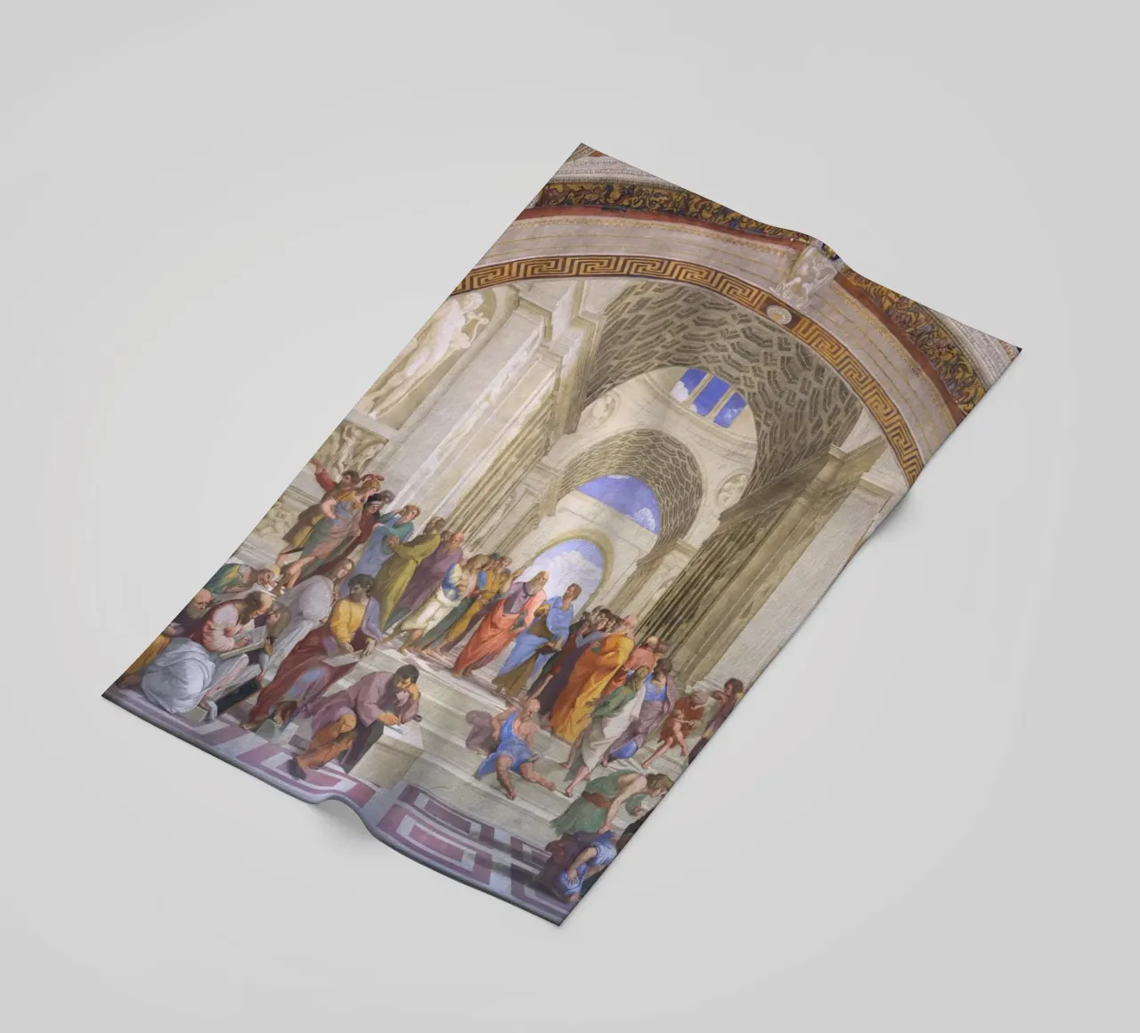 Raffaello - La scuola di Atene telo mare da Timeless Artworks