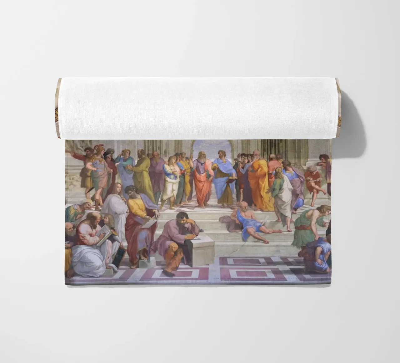 Raffaello - La scuola di Atene telo mare da Timeless Artworks