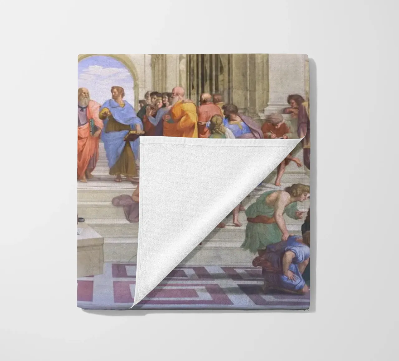Raffaello - La scuola di Atene telo mare da Timeless Artworks