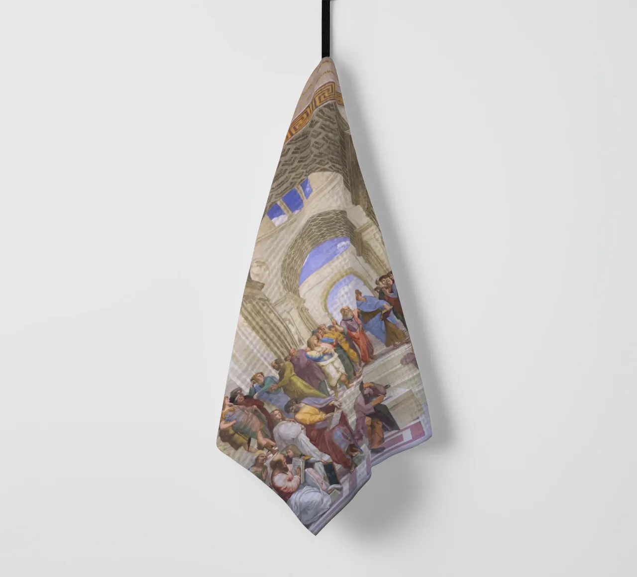 Raphaël - L'École d'Athènes torchon de Timeless Artworks