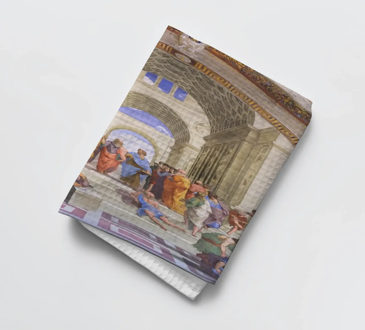 Raphaël - L'École d'Athènes torchon de Timeless Artworks