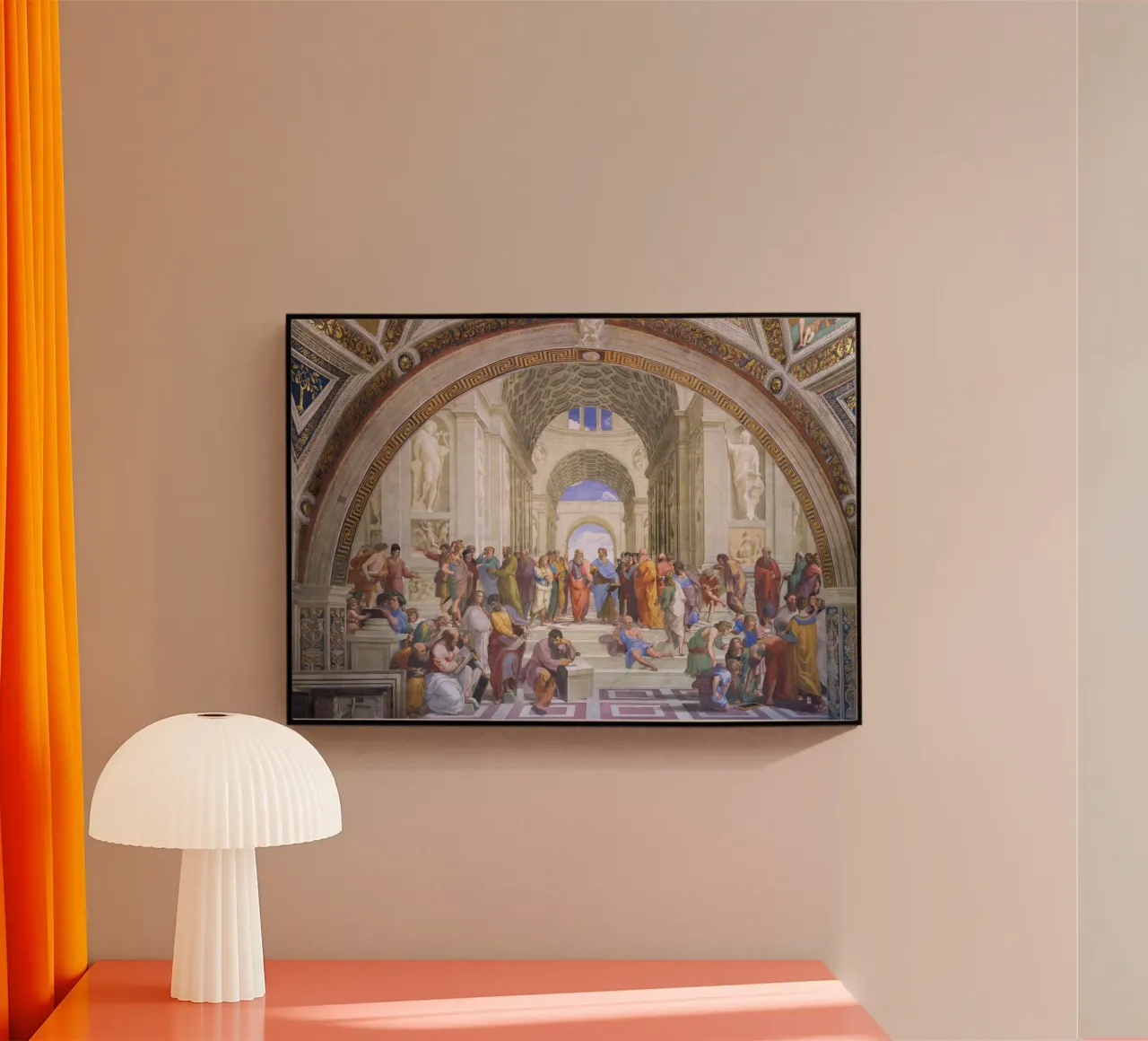 Raffaello - La scuola di Atene plexiglass da Timeless Artworks