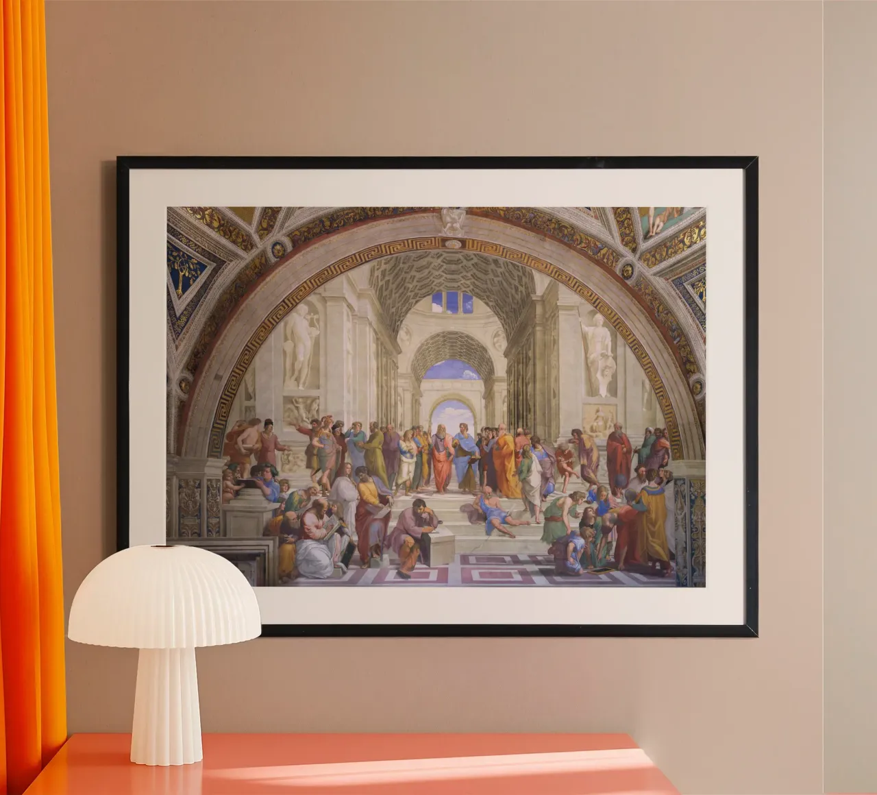 Raffaello - La scuola di Atene carta hahnemühle da Timeless Artworks