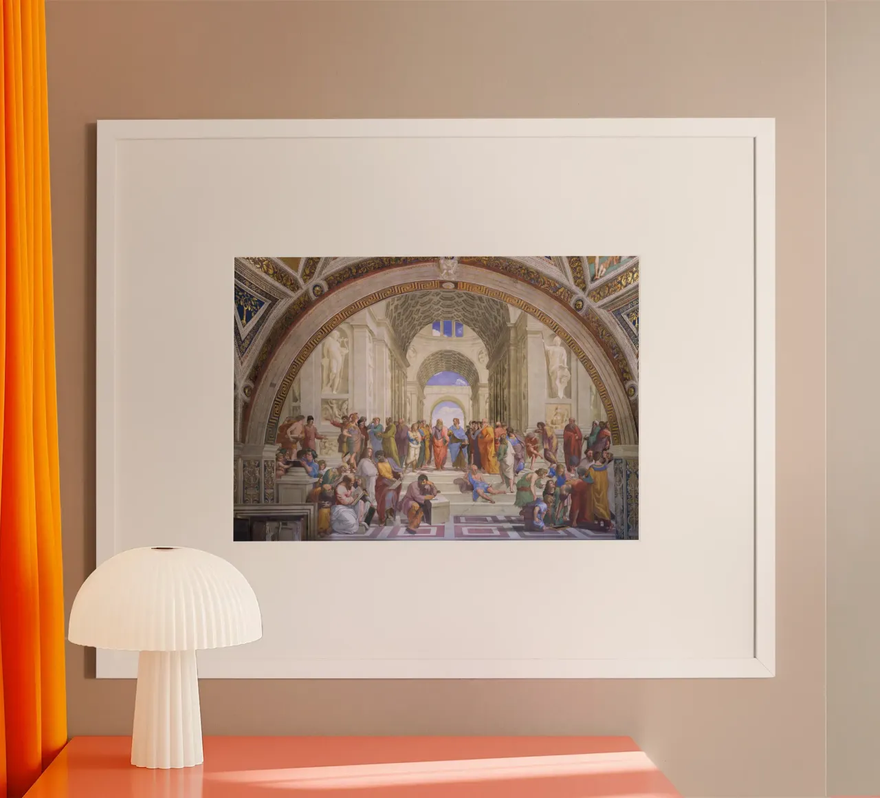 Raffaello - La scuola di Atene carta hahnemühle da Timeless Artworks