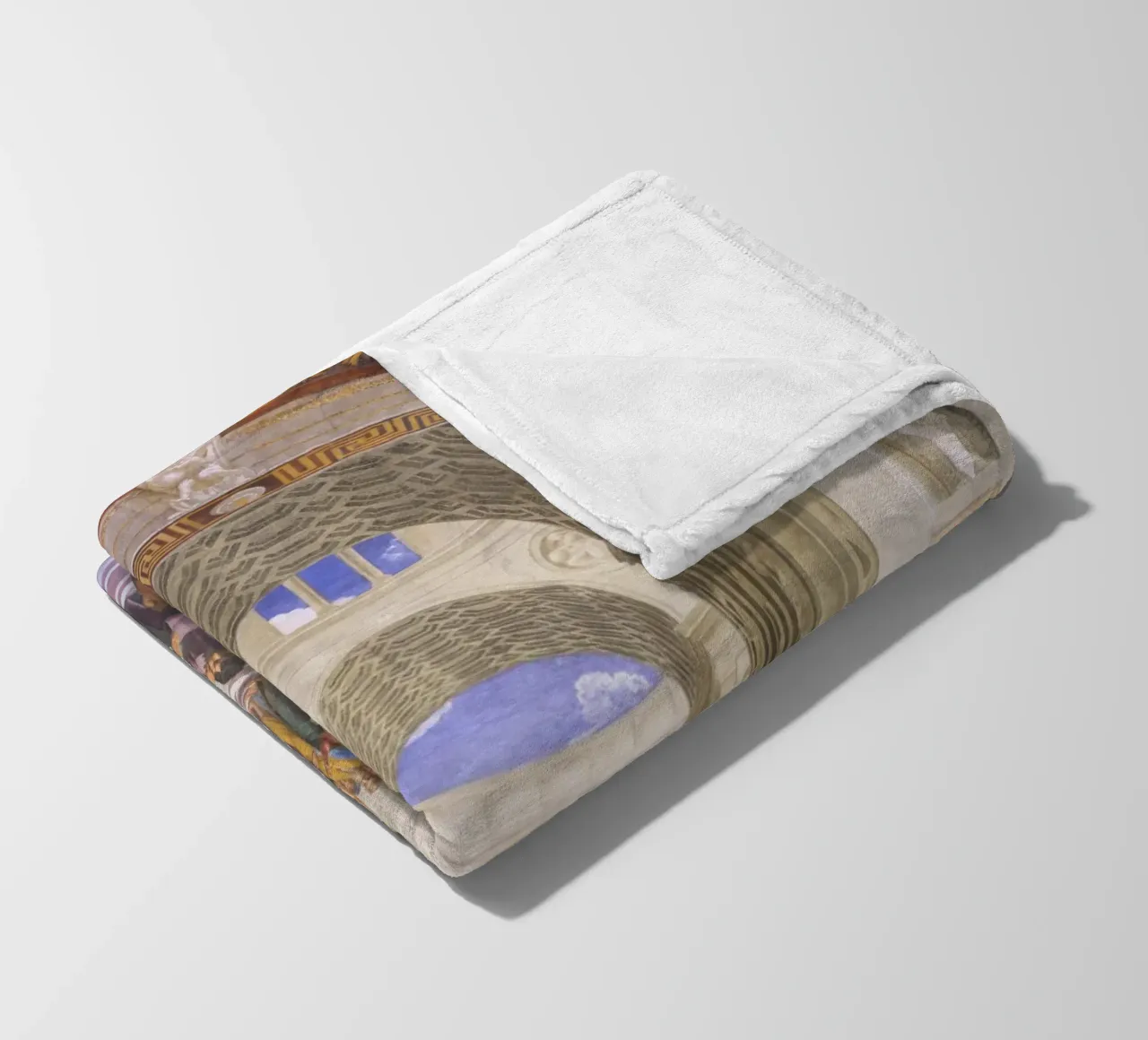 Raffaello - La scuola di Atene coperta in pile da Timeless Artworks