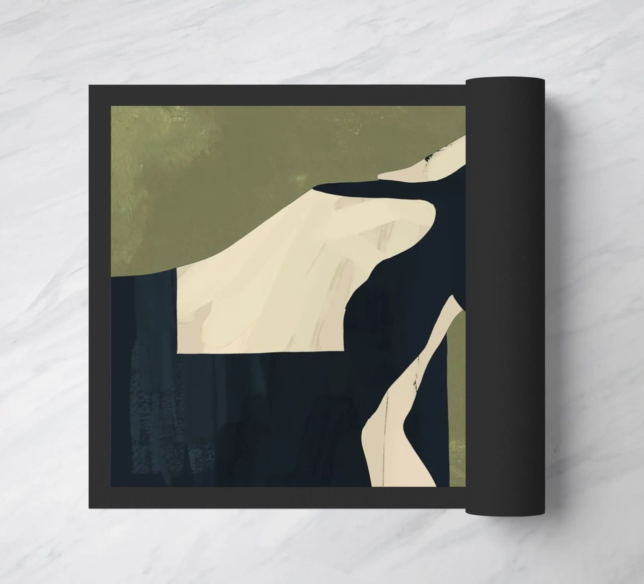 Abstract Minimal Horse 4 doormat by ThingDesign