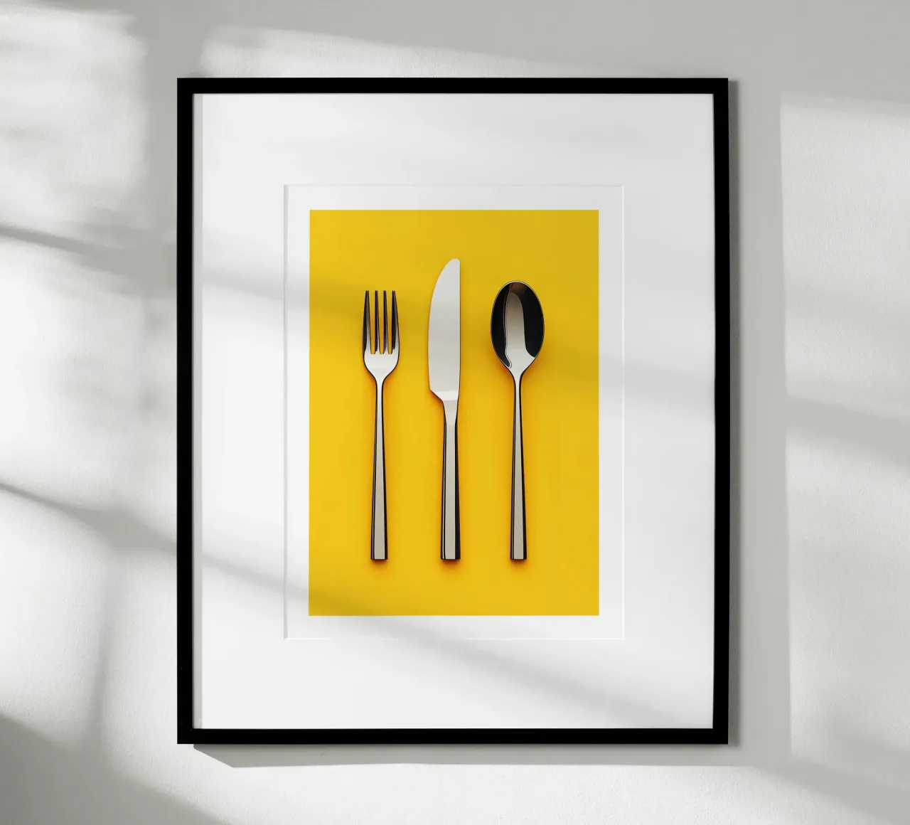 Couverts sur fond jaune hahnemühle de Spice & Style
