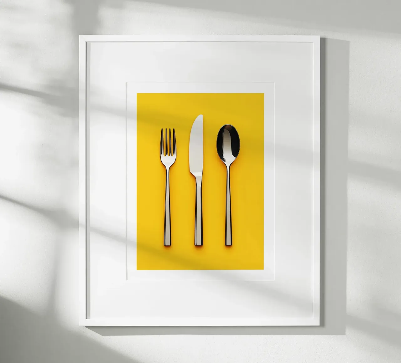 Couverts sur fond jaune hahnemühle de Spice & Style