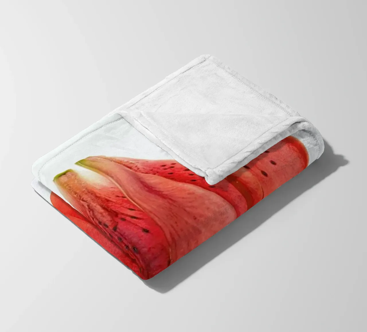 Lilly Petals Orange coperta in pile da Curious Collections by Marielle Leenders