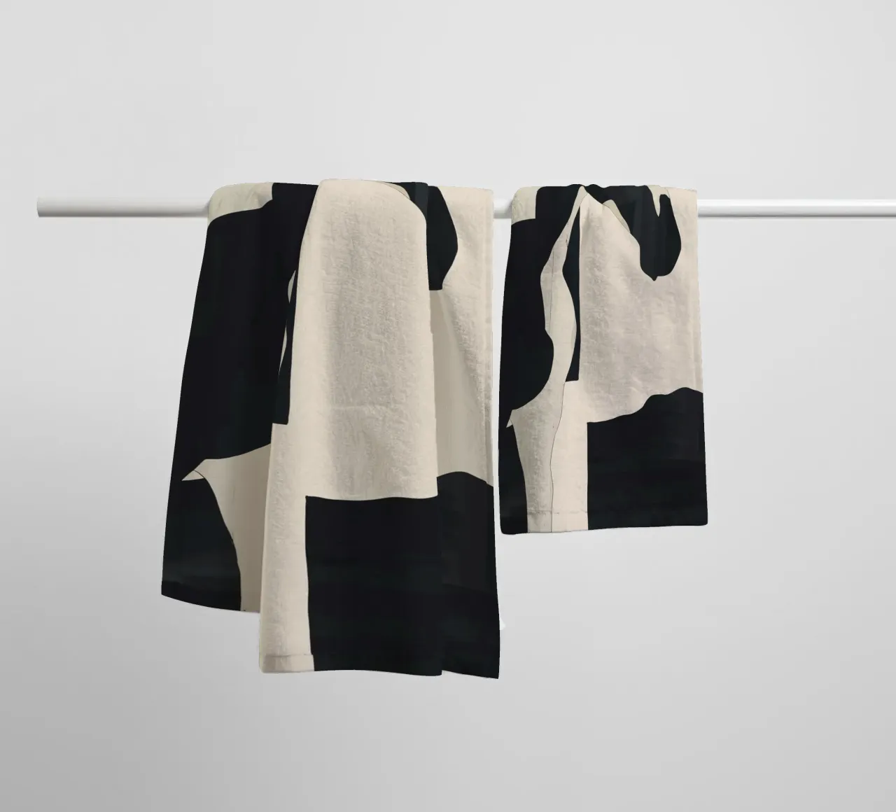 Abstract Minimal Horse 5 towel by ThingDesign