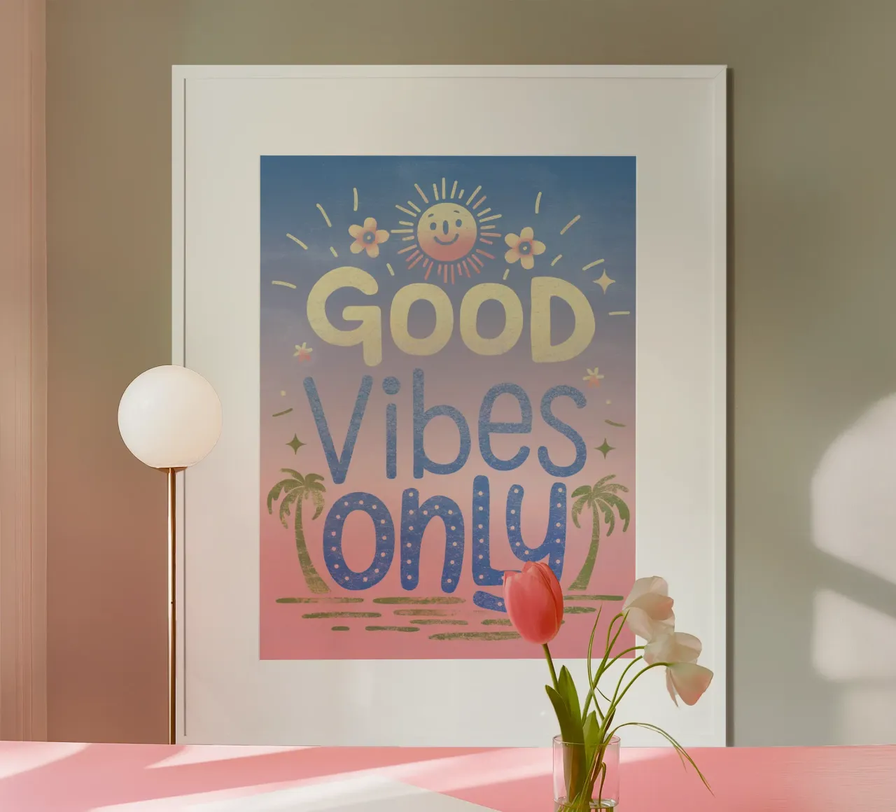 Good Vibes Only hahnemühle by logic