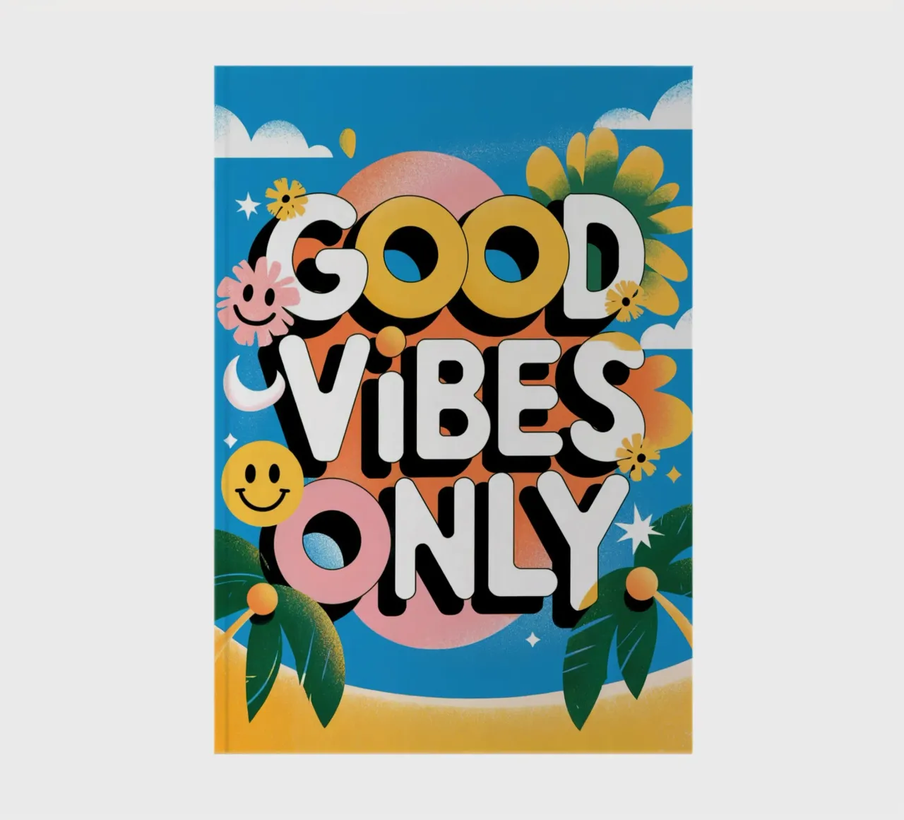 Uniquement des bonnes vibrations carnet de notes de logic