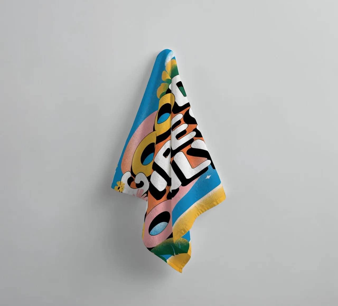 Good Vibes Only towel by logic