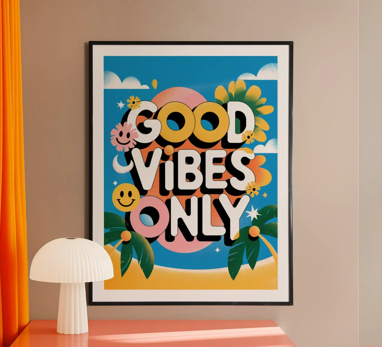 Nur gute Vibes Hahnemühle von logic