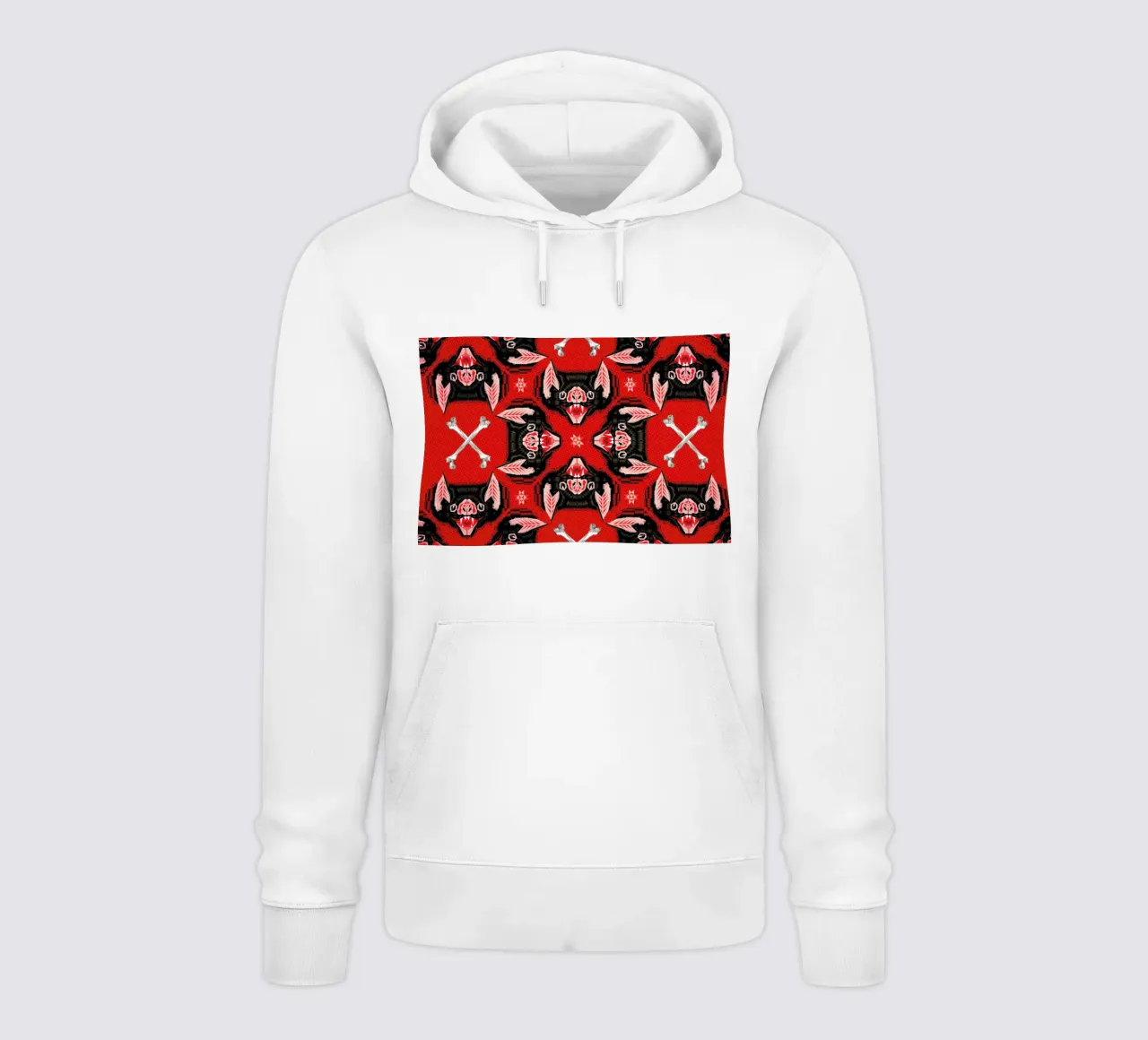 Batface Pattern felpa con cappuccio da Chobopop