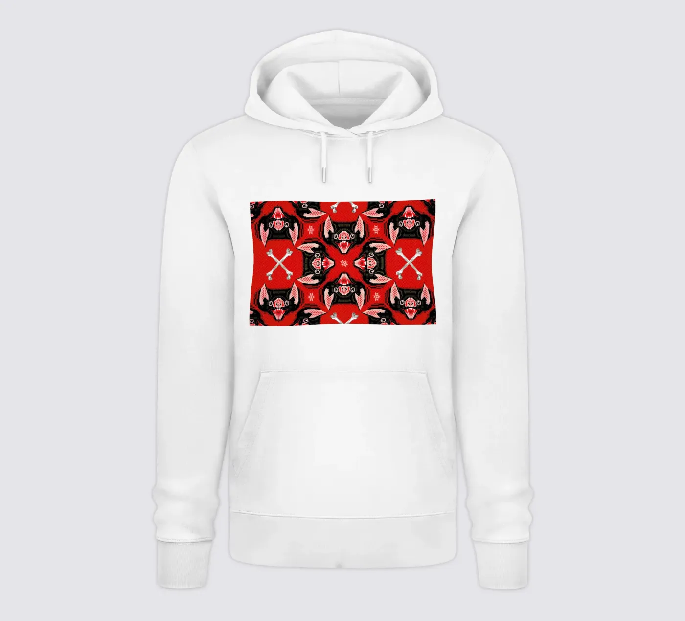 Batface Pattern hoodie van Chobopop