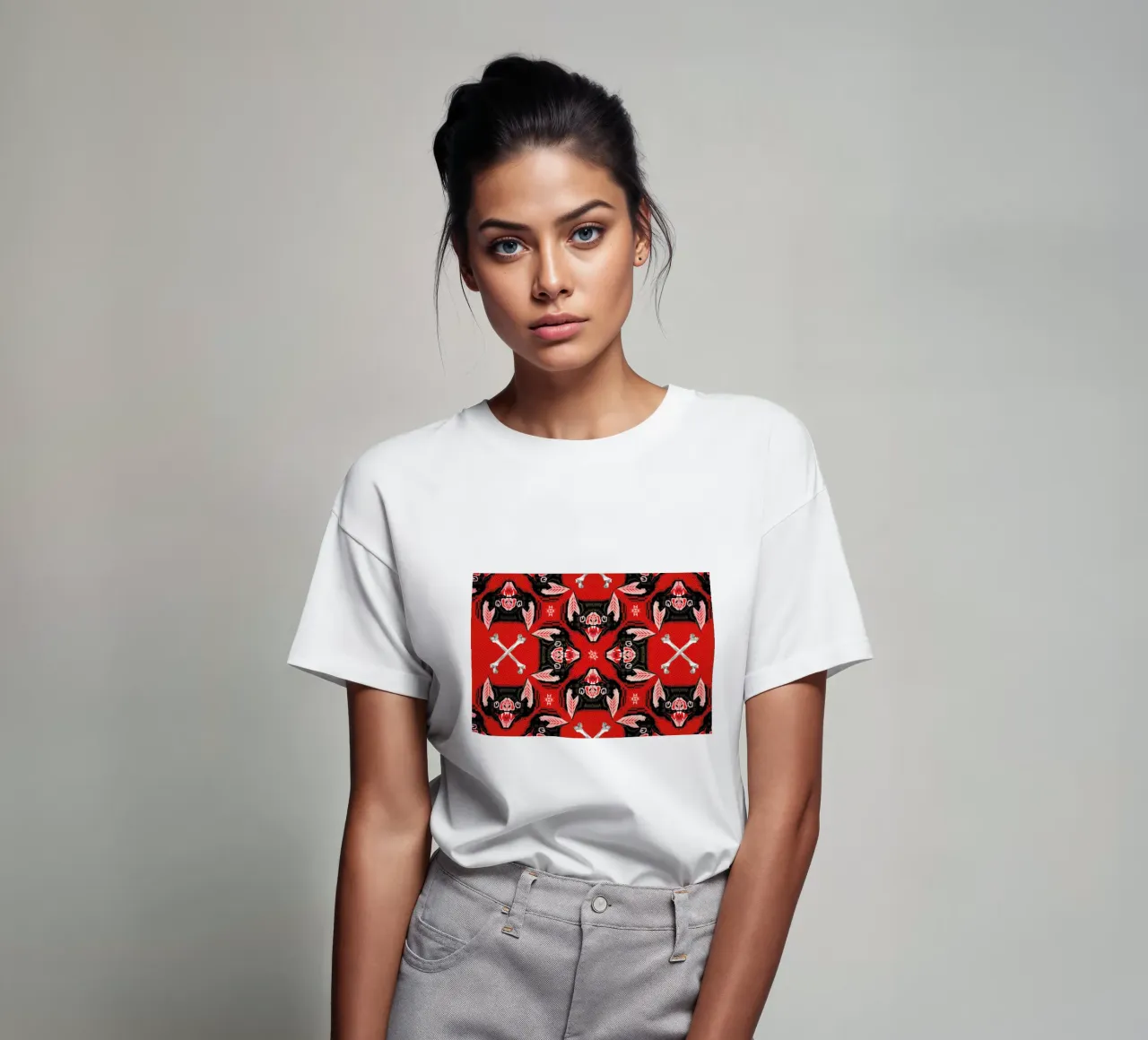 Batface Pattern t-shirt da Chobopop