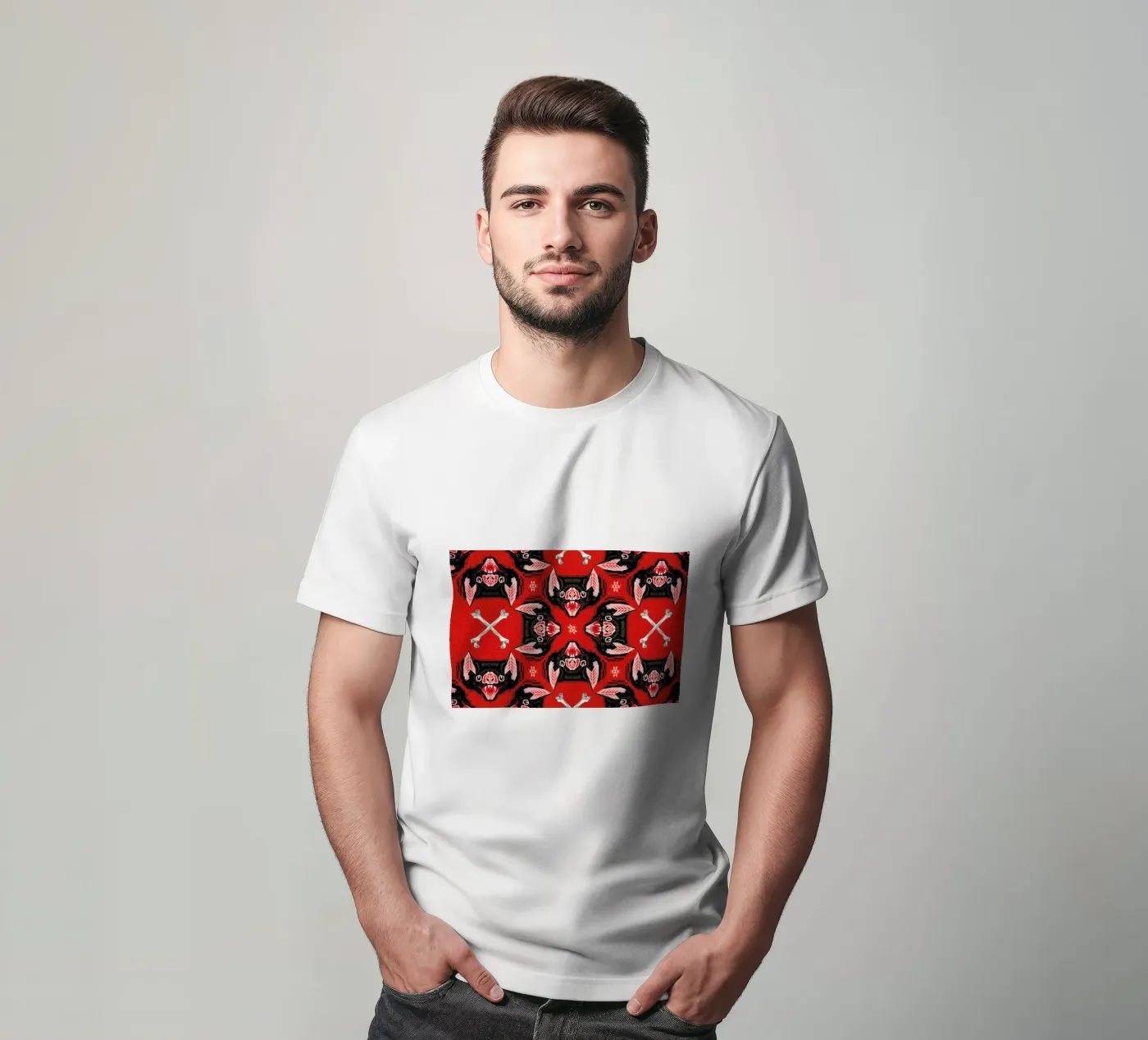 Batface Pattern t-shirt da Chobopop