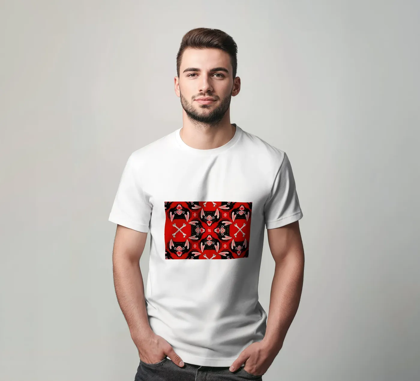 Batface Pattern t-shirt da Chobopop