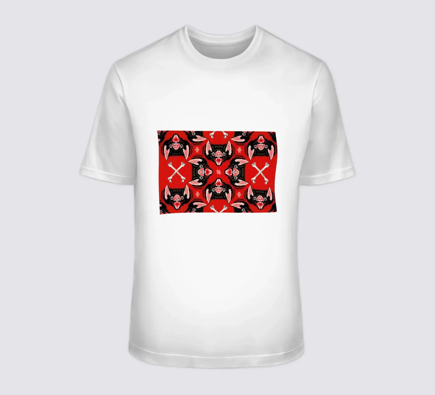 Batface Pattern t-shirt van Chobopop