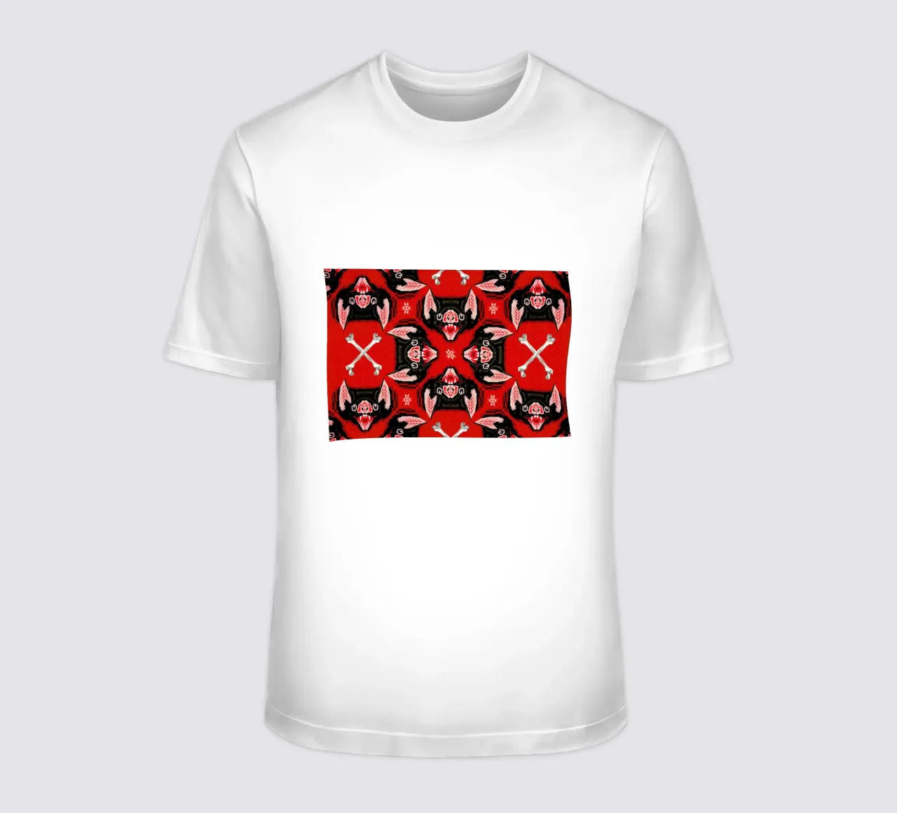 Batface Pattern T-Shirt von Chobopop