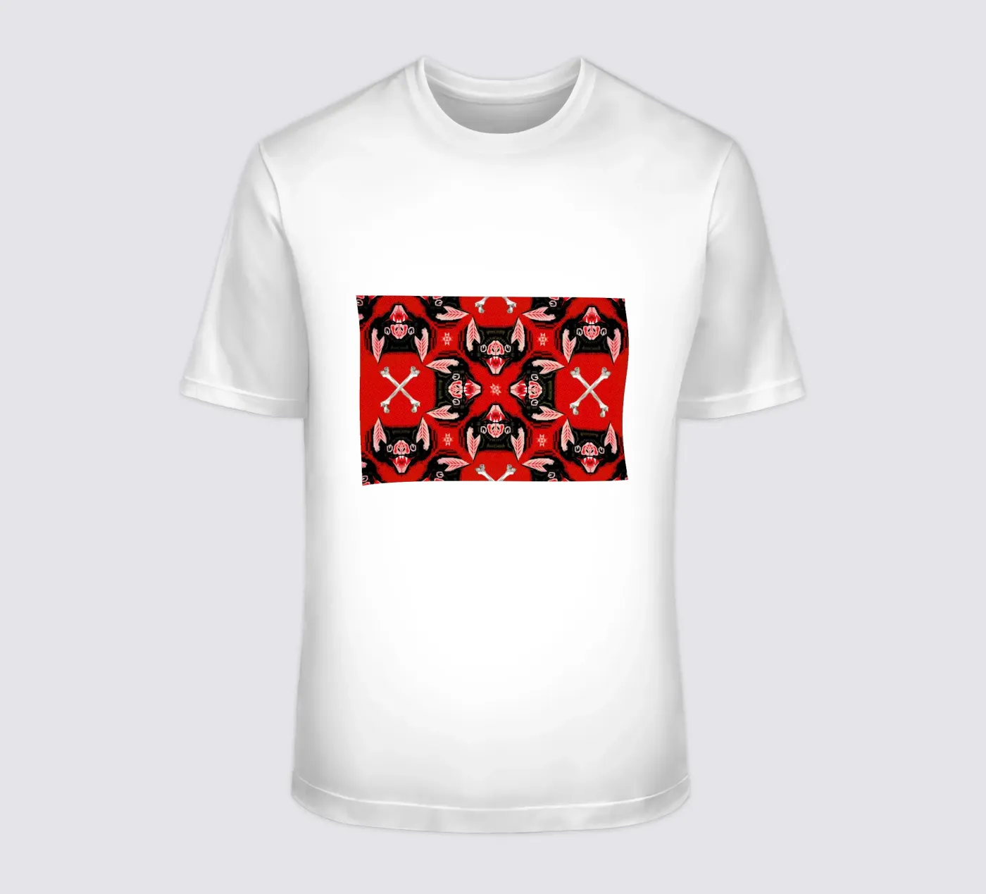 Batface Pattern t-shirt van Chobopop