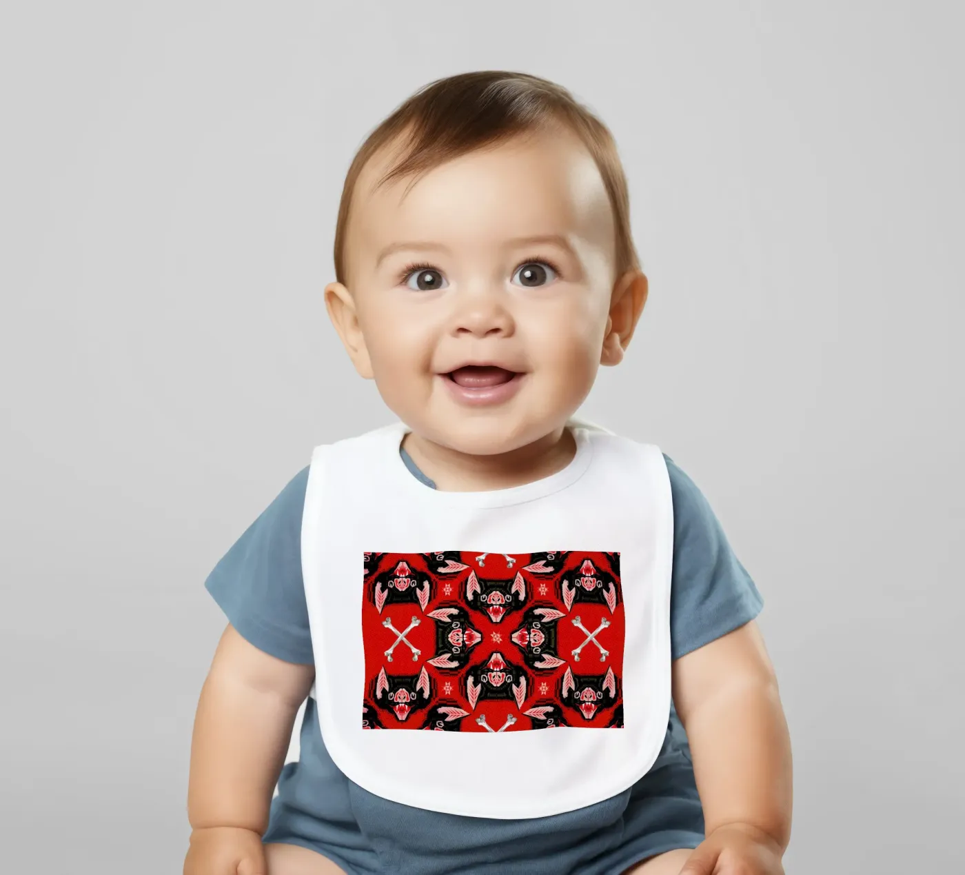 Batface Pattern bavoir de Chobopop