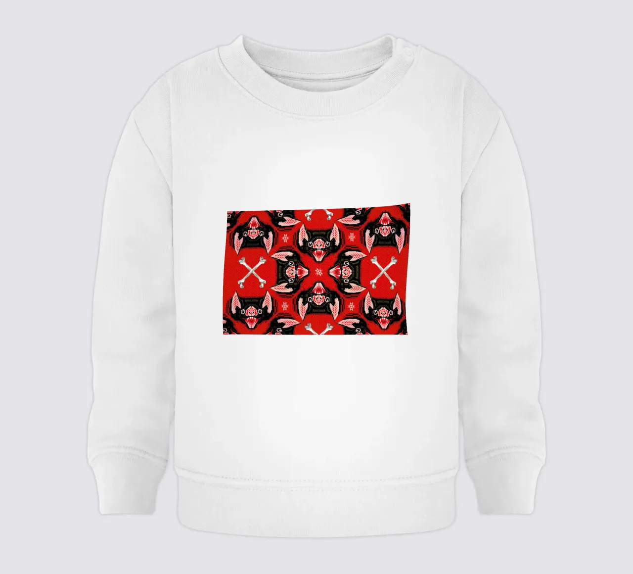 Batface Pattern felpa neonato da Chobopop
