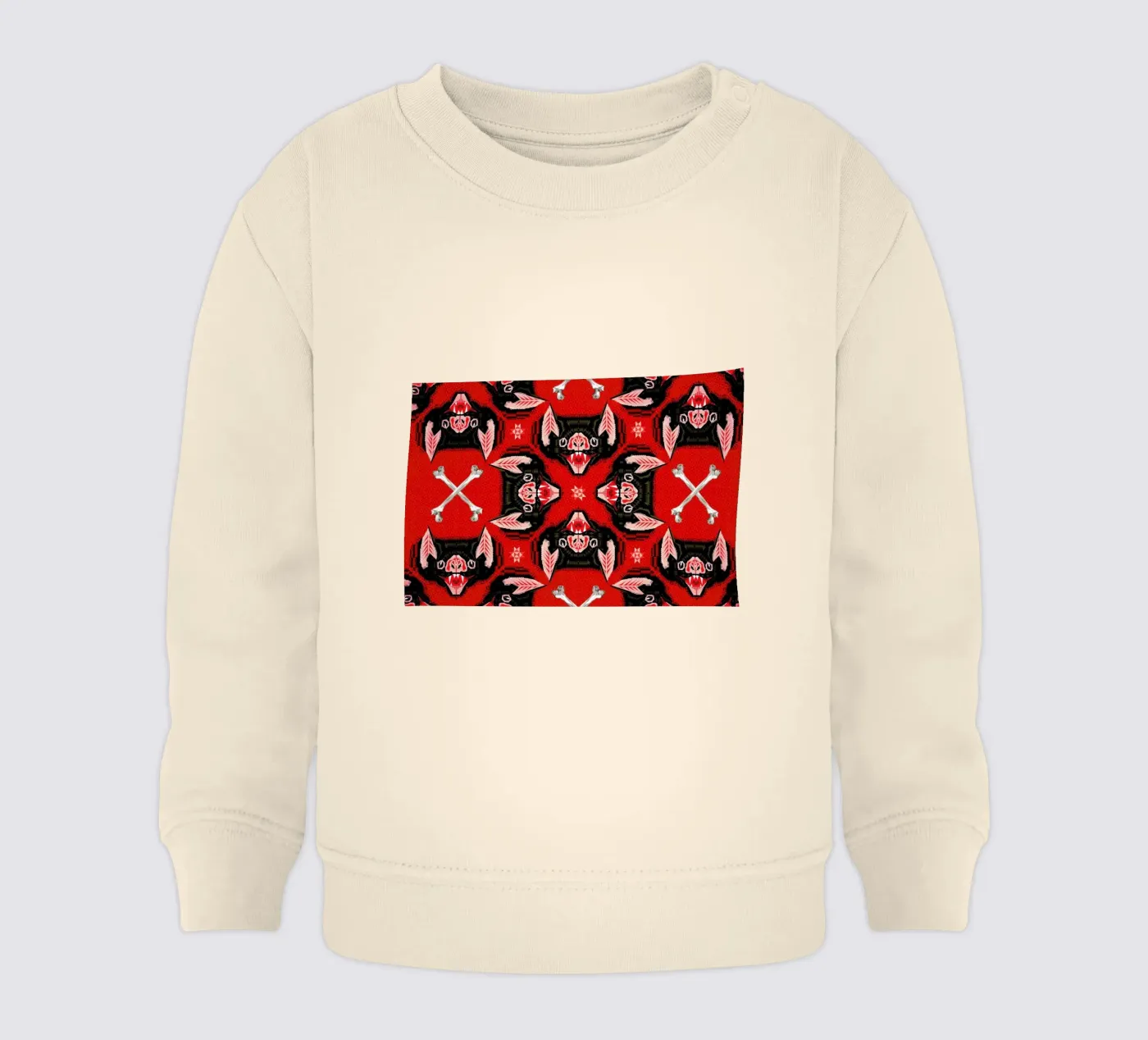 Batface Pattern baby sweatshirt van Chobopop