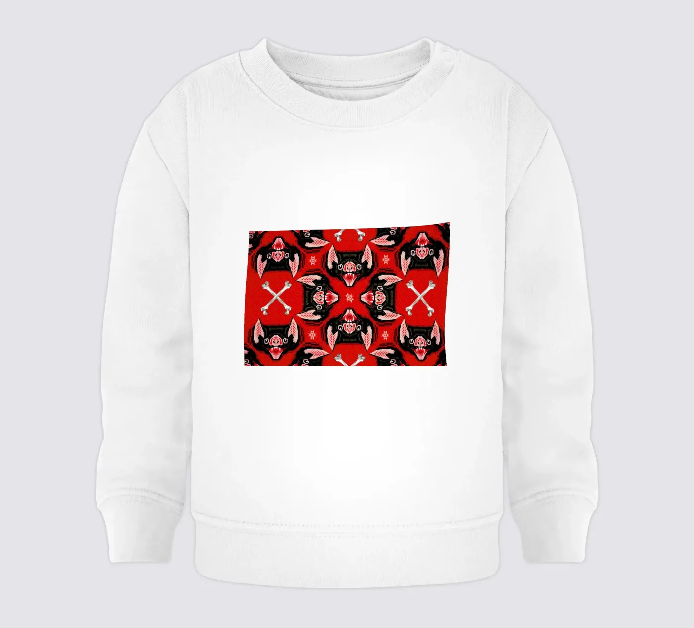 Batface Pattern baby sweatshirt van Chobopop