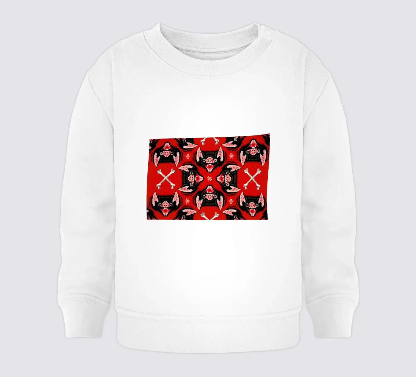 Batface Pattern felpa neonato da Chobopop