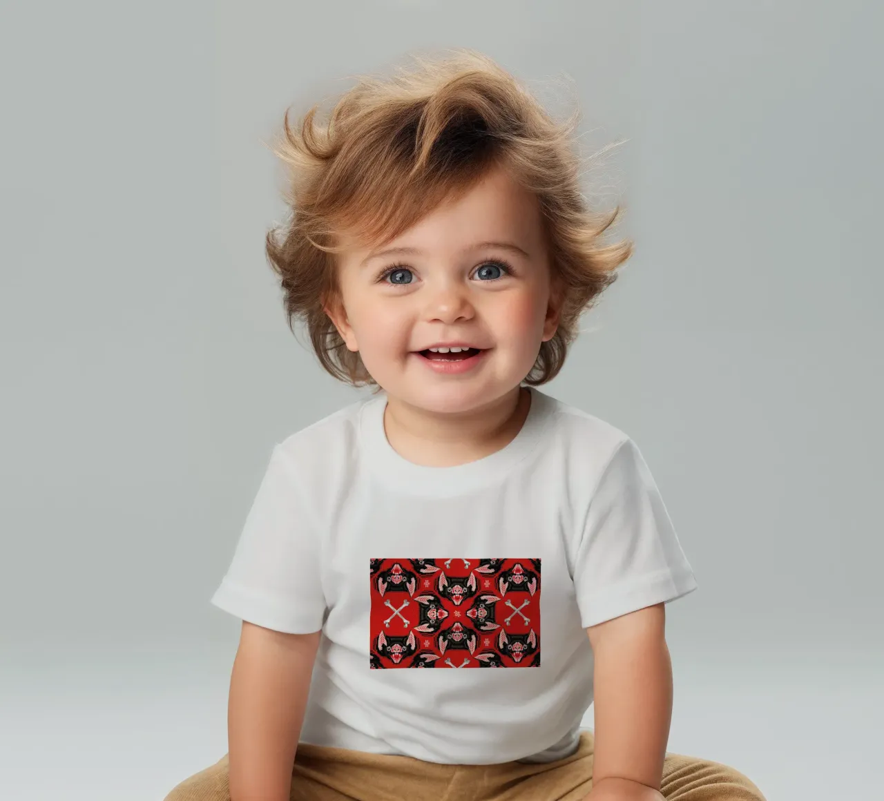 Batface Pattern maglietta neonato da Chobopop