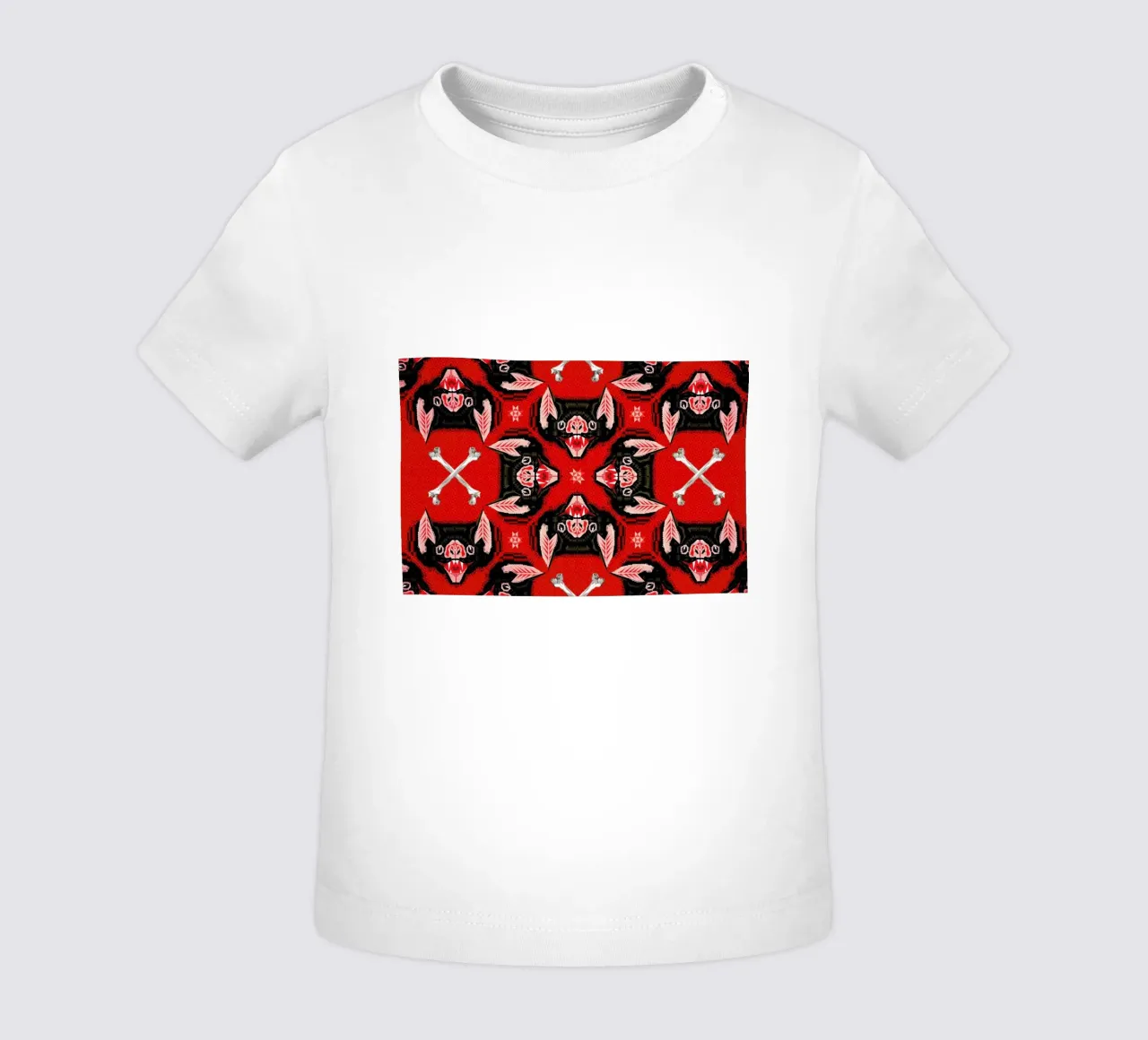 Batface Pattern baby t-shirt van Chobopop