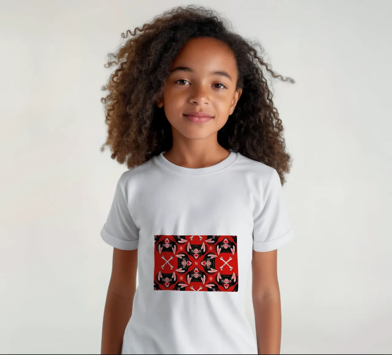 Batface Pattern kinder t-shirt van Chobopop