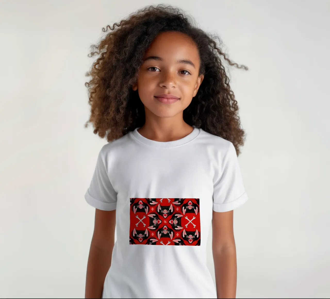 Batface Pattern kinder t-shirt van Chobopop