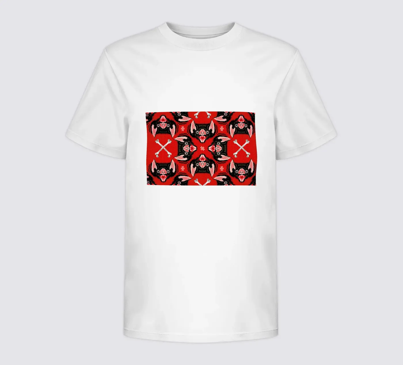 Batface Pattern Kinder T-Shirt von Chobopop