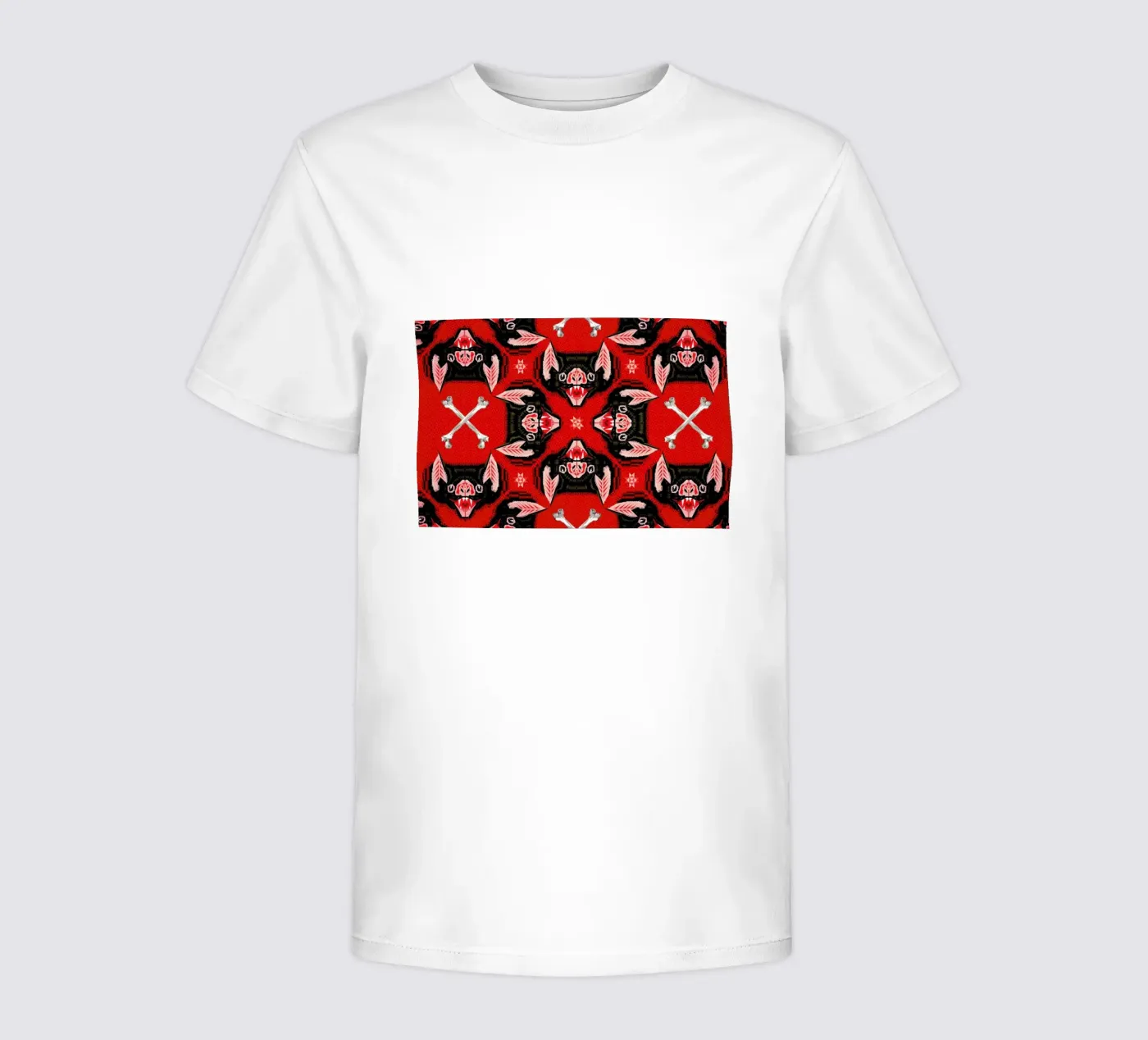 Batface Pattern Kinder T-Shirt von Chobopop