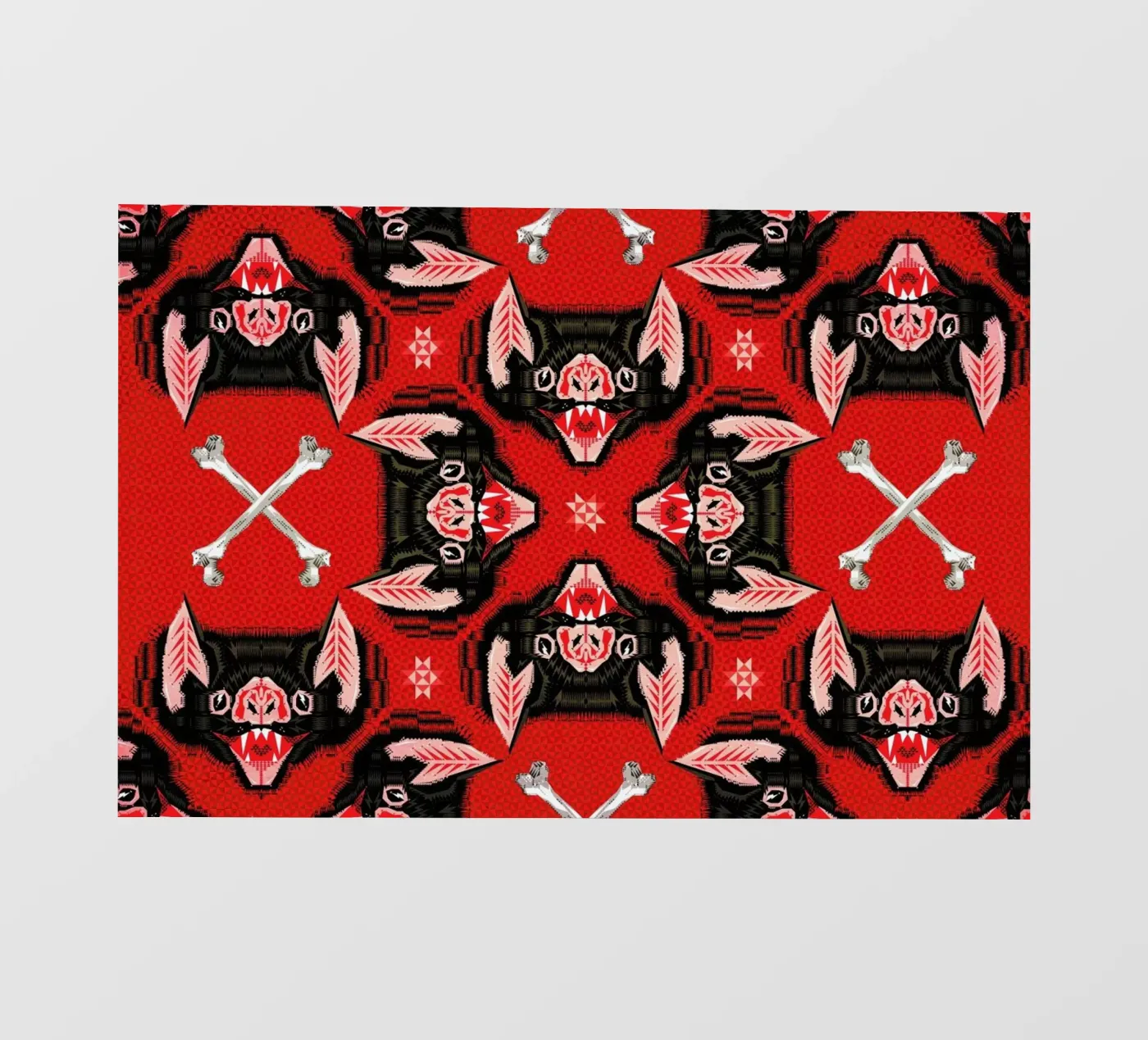 Batface Pattern PVC Plane von Chobopop