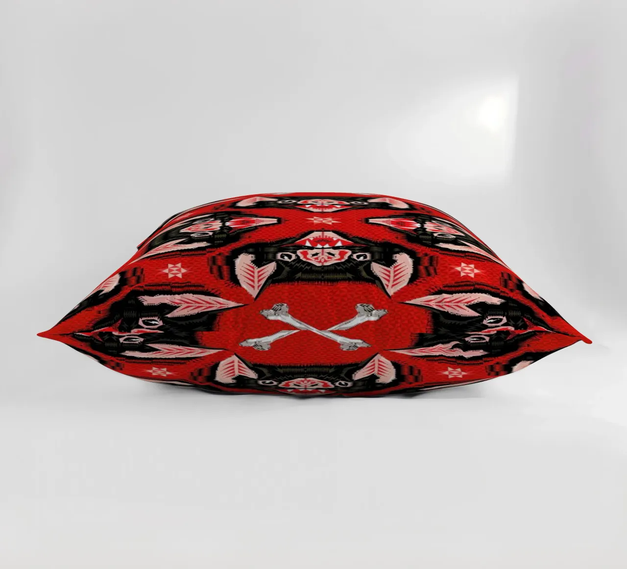 Batface Pattern decorative cushion by Chobopop