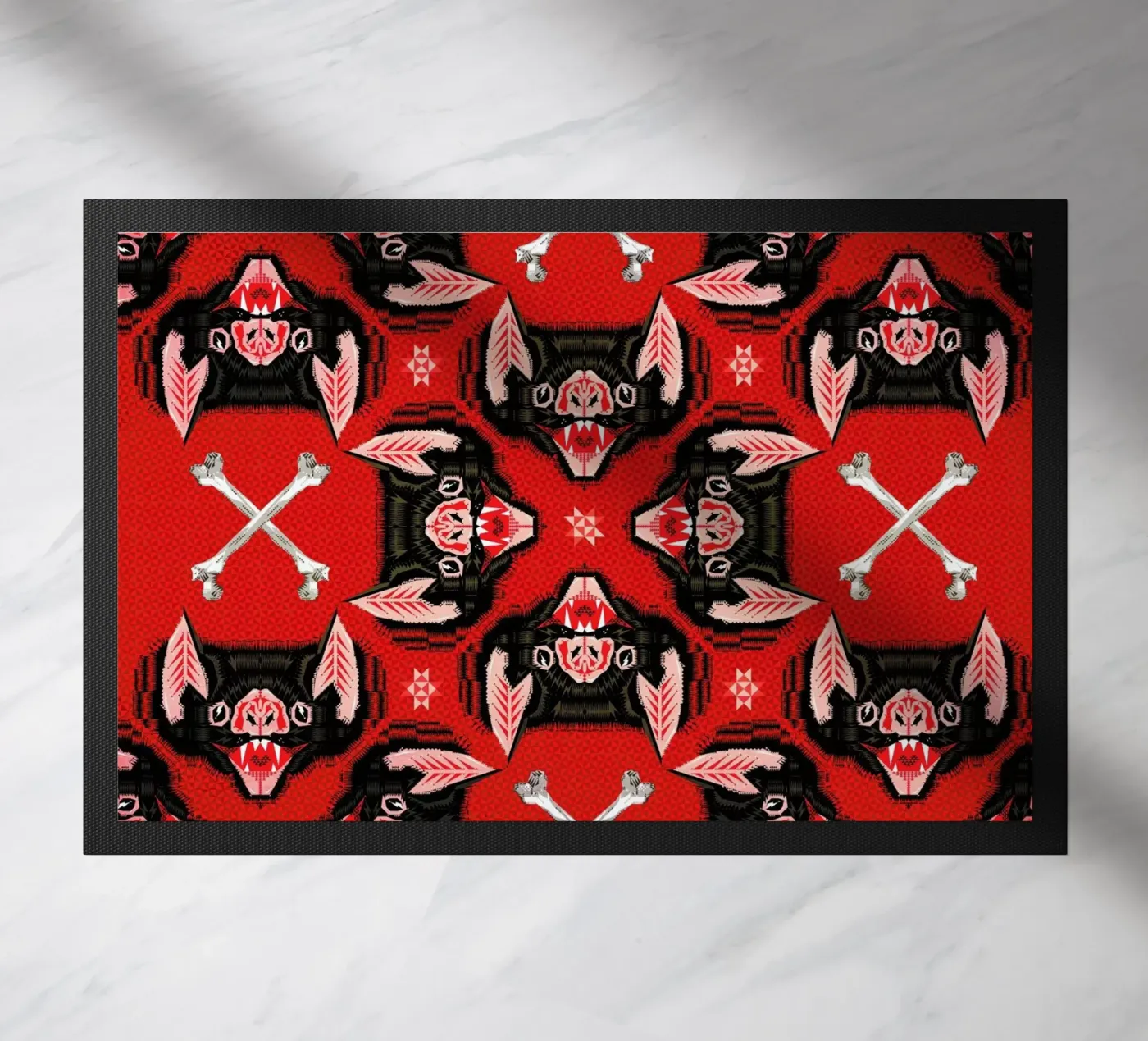 Batface Pattern paillasson de Chobopop