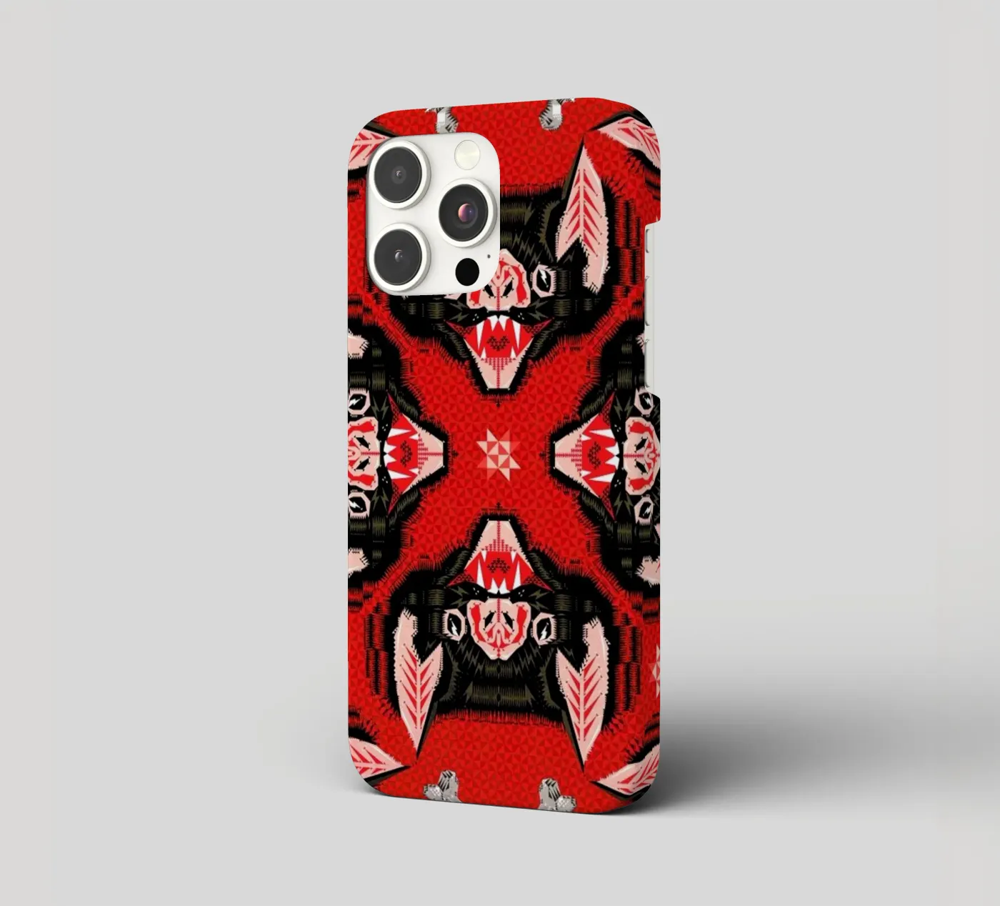 Batface Pattern iphone case by Chobopop