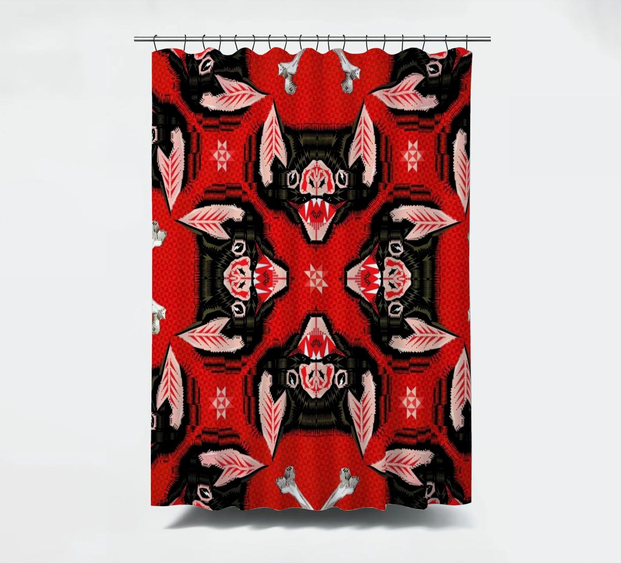Batface Pattern tenda da doccia da Chobopop