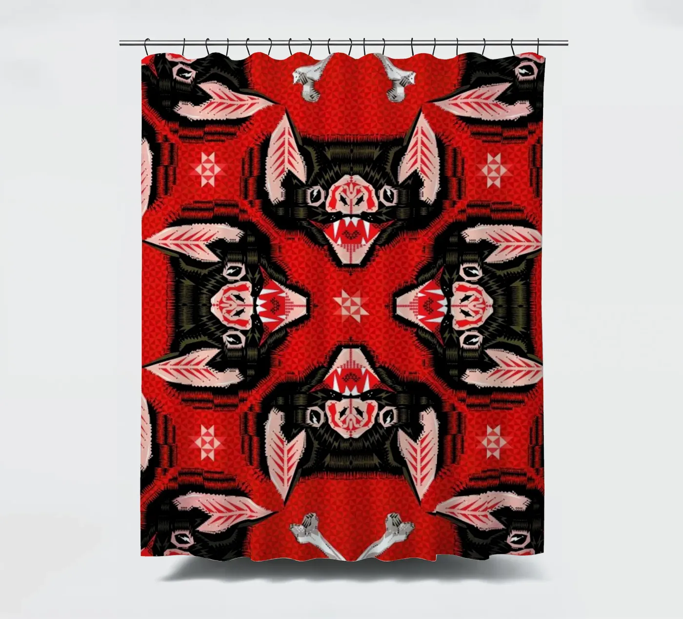 Batface Pattern tenda da doccia da Chobopop