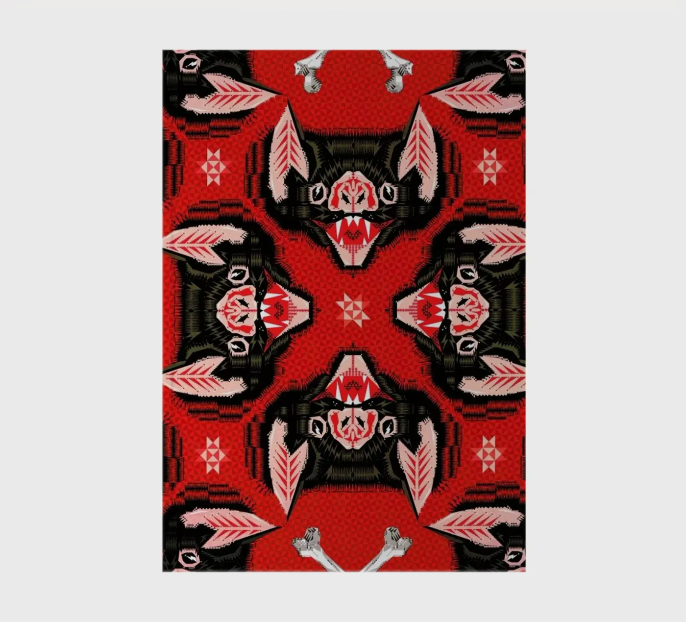 Batface Pattern carnet de notes de Chobopop